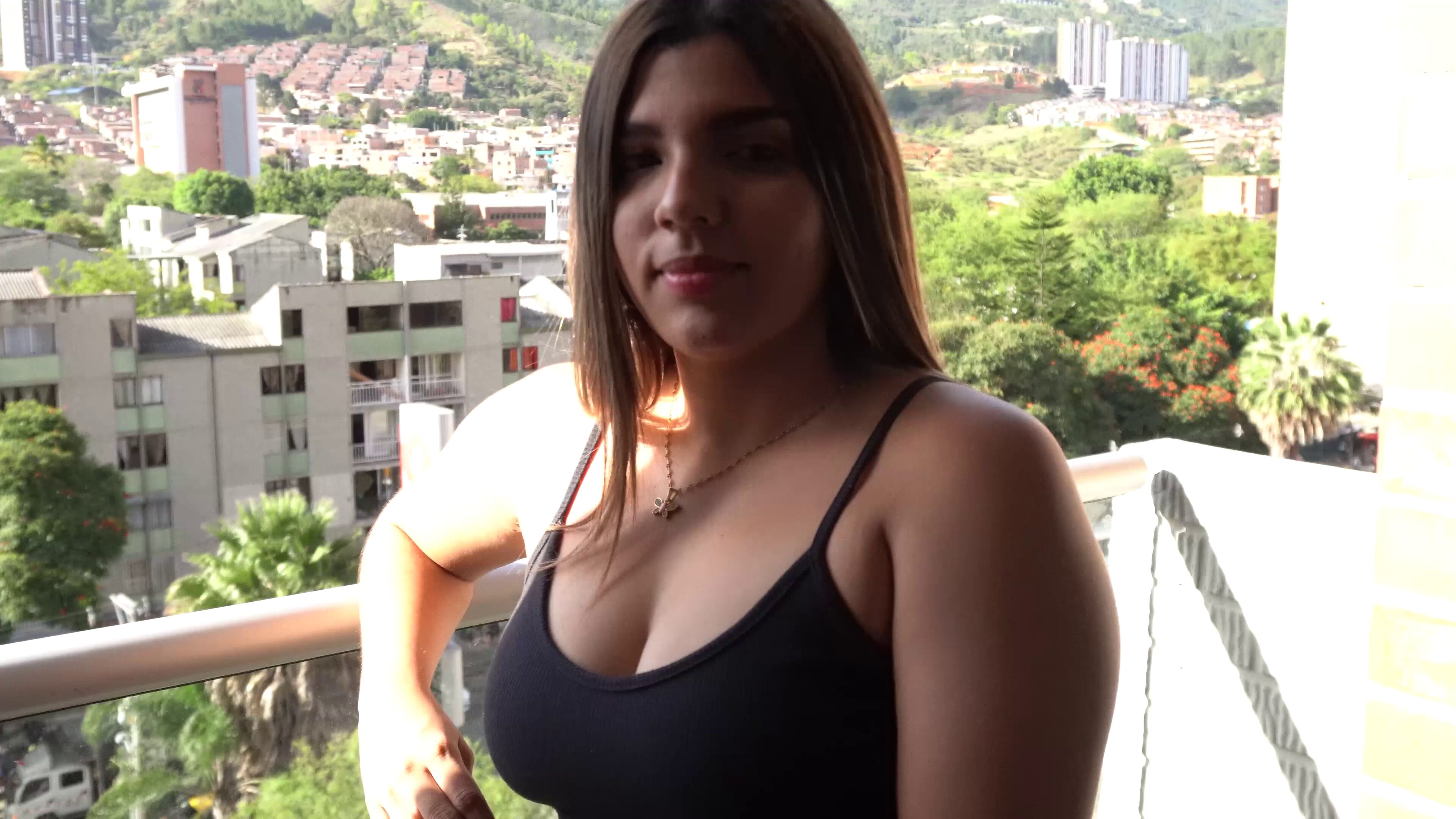 Chubby Latina Nude POV Tits